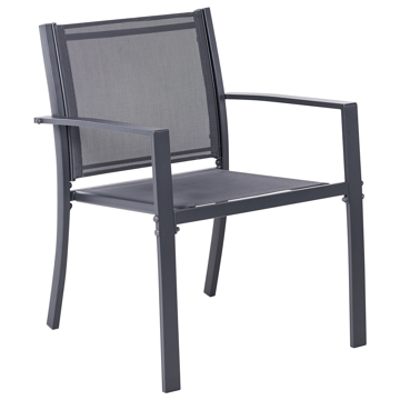 Soffgrupp utomhus med Bord 4-Sits Tavoleto - Mörkgrå - Utemöbler & utemiljö - Utegrupp - Soffgrupp utomhus