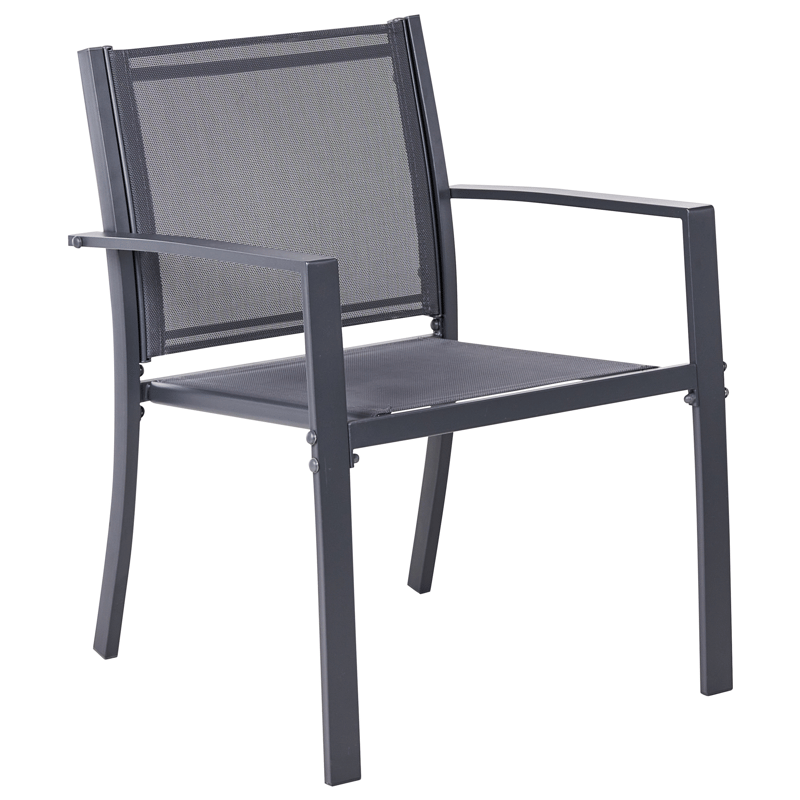 Soffgrupp utomhus med Bord 4-Sits Tavoleto - Mörkgrå - Utemöbler & utemiljö - Utegrupp - Soffgrupp utomhus