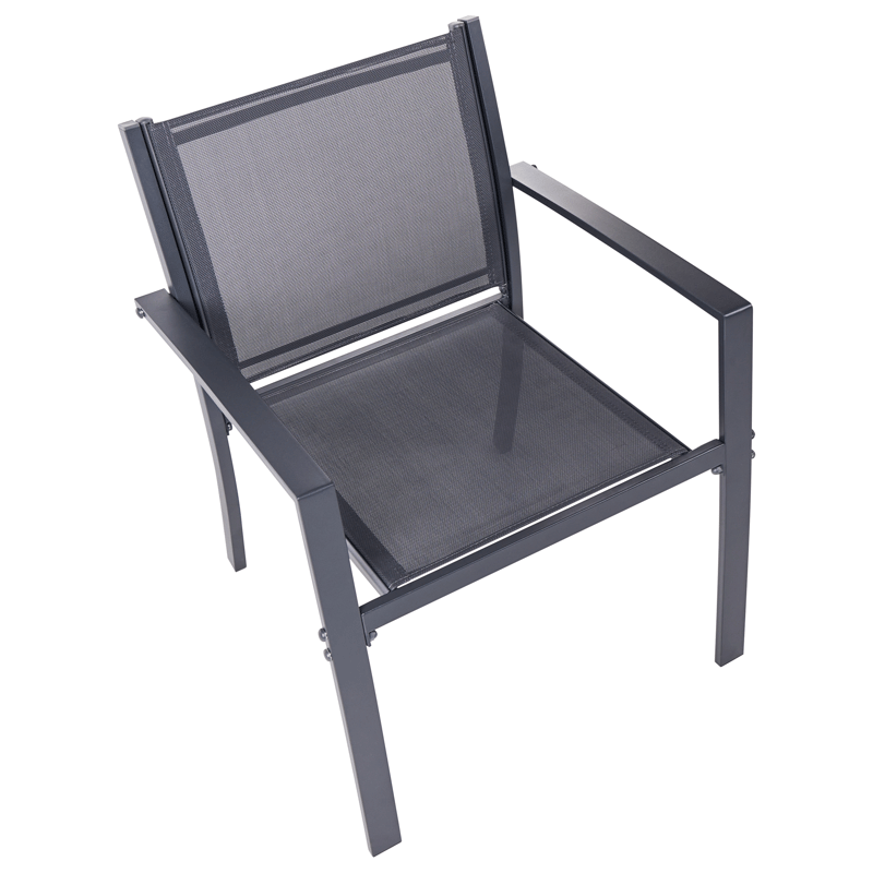 Soffgrupp utomhus med Bord 4-Sits Tavoleto - Mörkgrå - Utemöbler & utemiljö - Utegrupp - Soffgrupp utomhus