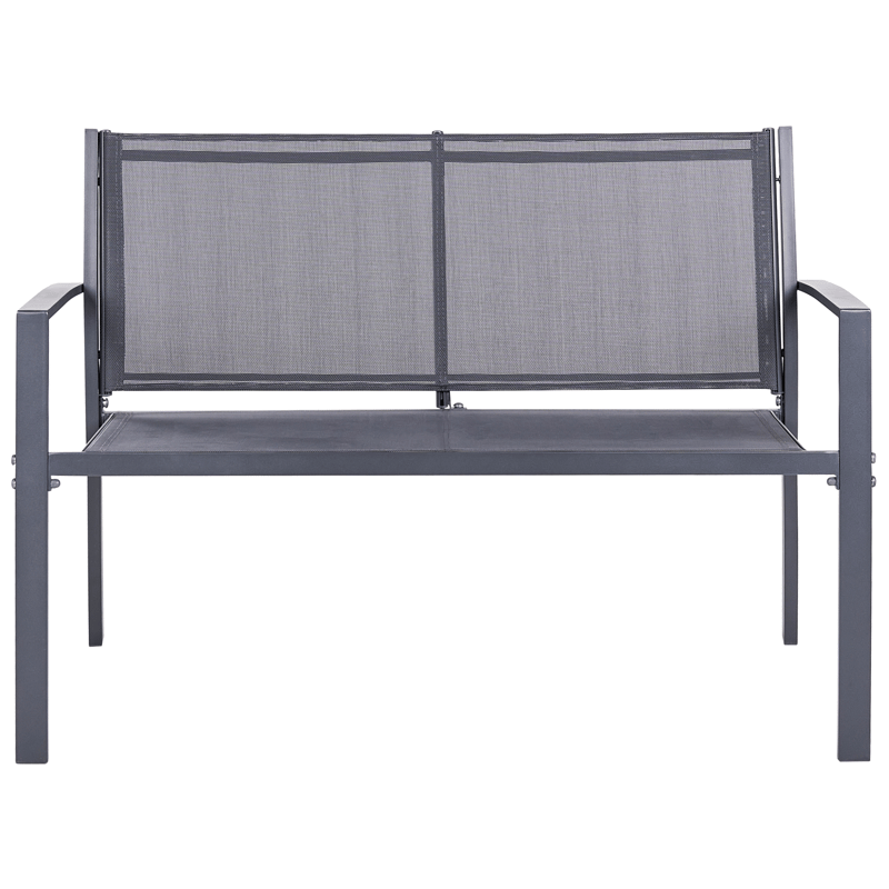 Soffgrupp utomhus med Bord 4-Sits Tavoleto - Mörkgrå - Utemöbler & utemiljö - Utegrupp - Soffgrupp utomhus