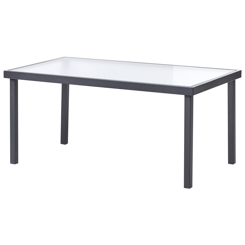 Soffgrupp utomhus med Bord 4-Sits Tavoleto - Mörkgrå - Utemöbler & utemiljö - Utegrupp - Soffgrupp utomhus