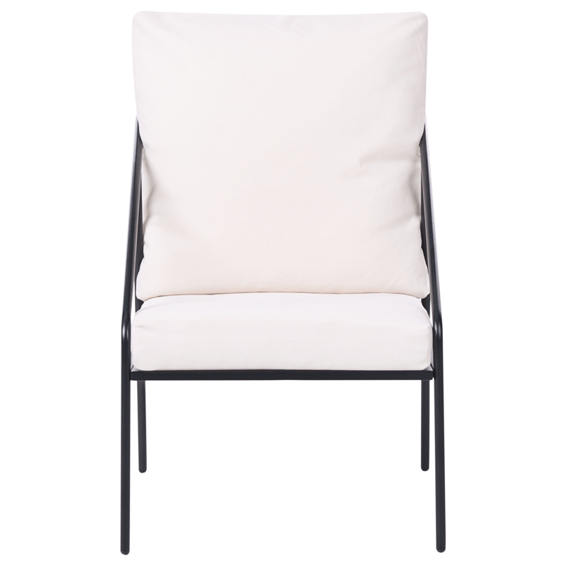 Soffgrupp utomhus med Bord 4-Sits Ustica - Svart/Vit - Utemöbler & utemiljö - Utegrupp - Soffgrupp utomhus