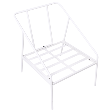 Soffgrupp utomhus med Bord 4-Sits Ustica - Vit/Svart - Utemöbler & utemiljö - Utegrupp - Soffgrupp utomhus