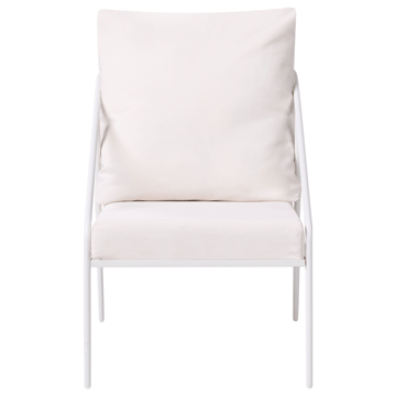 Soffgrupp utomhus med Bord 4-Sits Ustica - Vit/Svart - Utemöbler & utemiljö - Utegrupp - Soffgrupp utomhus