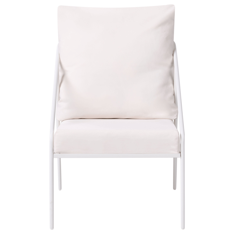 Soffgrupp utomhus med Bord 4-Sits Ustica - Vit/Svart - Utemöbler & utemiljö - Utegrupp - Soffgrupp utomhus