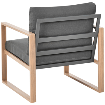 Soffgrupp utomhus med Bord 5-Sits Gelso - Grå/Brun - Utemöbler & utemiljö - Utegrupp - Soffgrupp utomhus