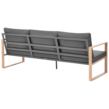 Soffgrupp utomhus med Bord 5-Sits Gelso - Grå/Brun - Utemöbler & utemiljö - Utegrupp - Soffgrupp utomhus