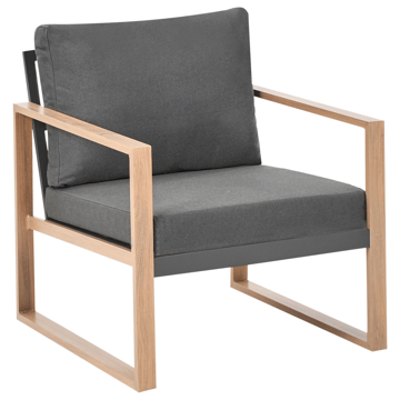 Soffgrupp utomhus med Bord 5-Sits Gelso - Grå/Brun - Utemöbler & utemiljö - Utegrupp - Soffgrupp utomhus