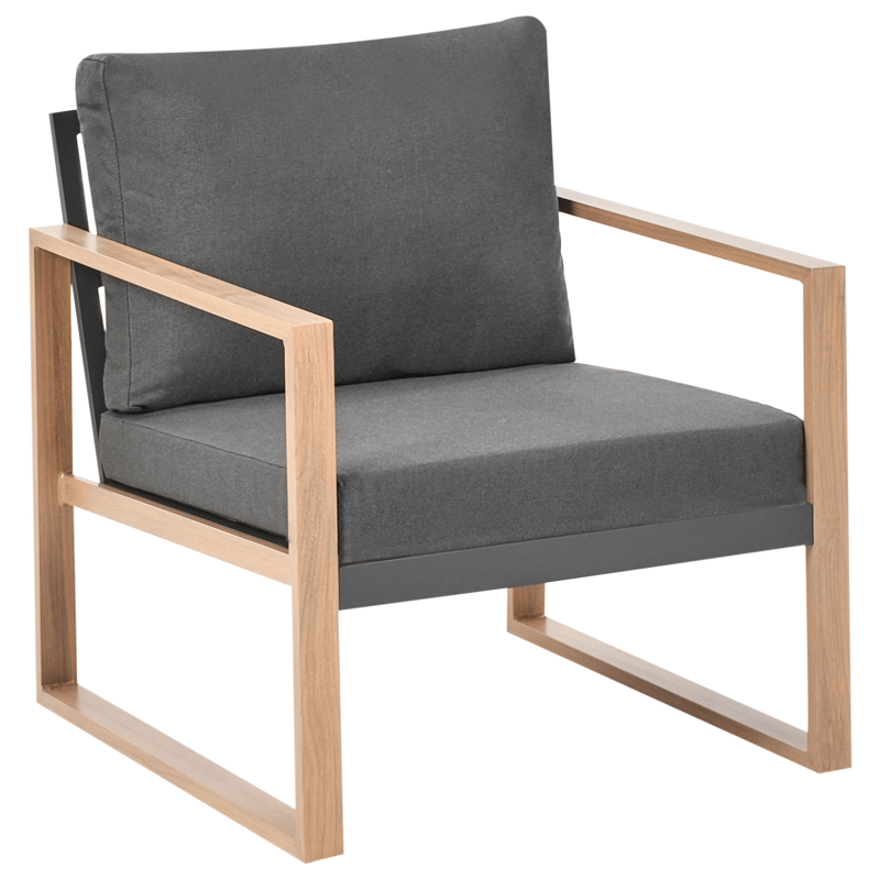 Soffgrupp utomhus med Bord 5-Sits Gelso - Grå/Brun - Utemöbler & utemiljö - Utegrupp - Soffgrupp utomhus