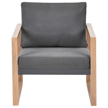 Soffgrupp utomhus med Bord 5-Sits Gelso - Grå/Brun - Utemöbler & utemiljö - Utegrupp - Soffgrupp utomhus