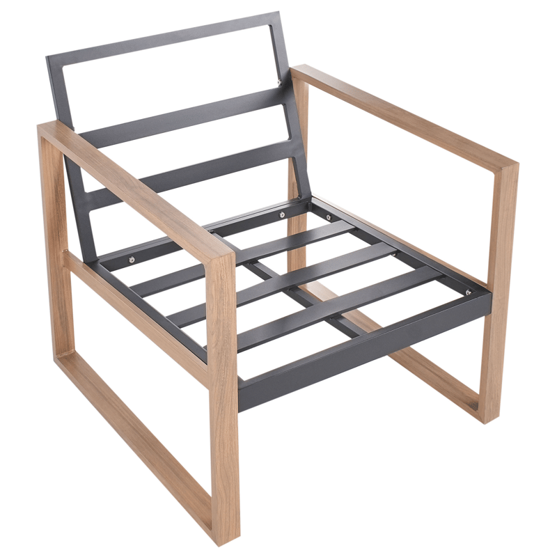 Soffgrupp utomhus med Bord 5-Sits Gelso - Grå/Brun - Utemöbler & utemiljö - Utegrupp - Soffgrupp utomhus