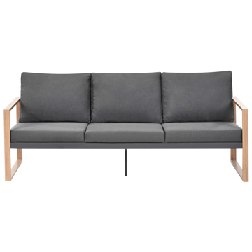 Soffgrupp utomhus med Bord 5-Sits Gelso - Grå/Brun - Utemöbler & utemiljö - Utegrupp - Soffgrupp utomhus