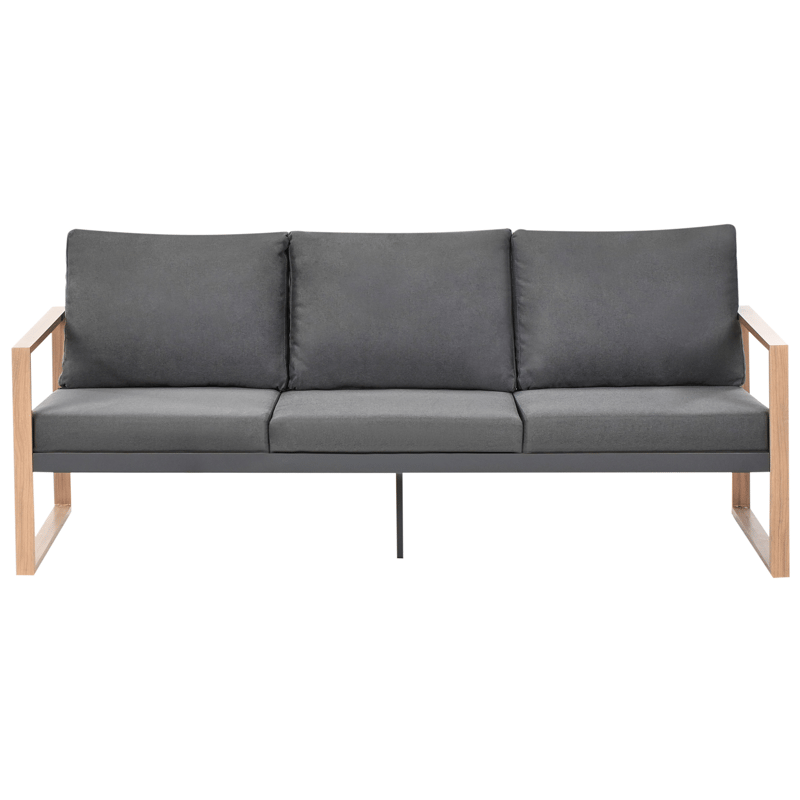 Soffgrupp utomhus med Bord 5-Sits Gelso - Grå/Brun - Utemöbler & utemiljö - Utegrupp - Soffgrupp utomhus