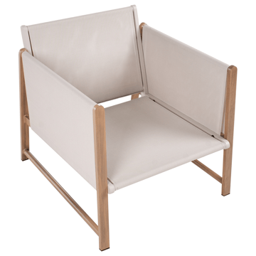 Soffgrupp utomhus med Bord och Fotpall 5-Sits Nola - Beige/Brun - Utemöbler & utemiljö - Utegrupp - Soffgrupp utomhus