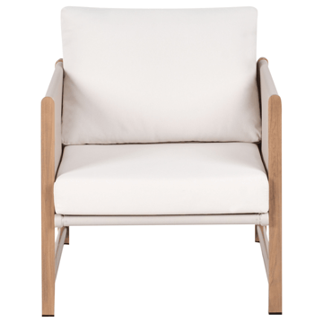 Soffgrupp utomhus med Bord och Fotpall 5-Sits Nola - Beige/Brun - Utemöbler & utemiljö - Utegrupp - Soffgrupp utomhus