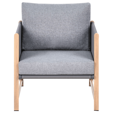 Soffgrupp utomhus med Bord och Fotpall 5-Sits Nola - Grå/Brun - Utemöbler & utemiljö - Utegrupp - Soffgrupp utomhus