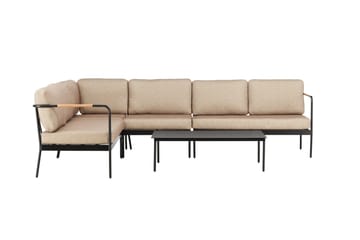 Pehnna Soffgrupp Utomhus 5-sits - Svart - Utemöbler & utemiljö - Loungemöbler - Loungeset & loungegrupp