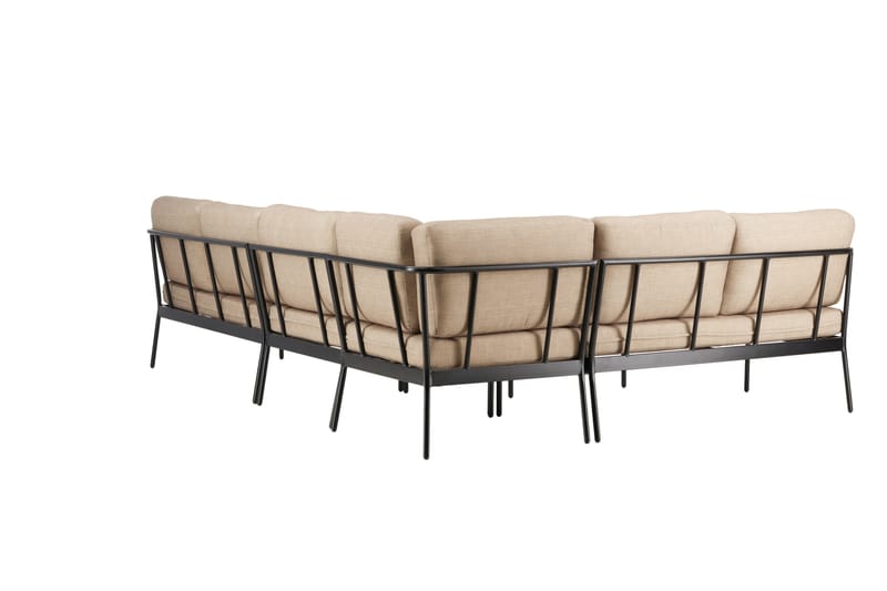 Pehnna Soffgrupp Utomhus 5-sits - Svart - Utemöbler & utemiljö - Loungemöbler - Loungeset & loungegrupp