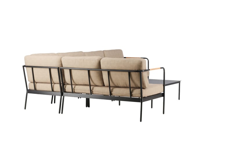 Pehnna Soffgrupp Utomhus 5-sits - Svart - Utemöbler & utemiljö - Loungemöbler - Loungeset & loungegrupp