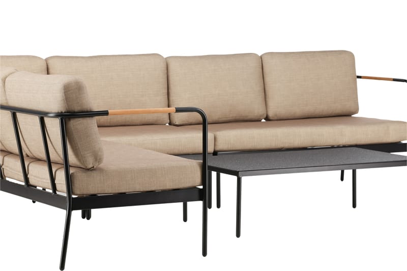 Pehnna Soffgrupp Utomhus 5-sits - Svart - Utemöbler & utemiljö - Loungemöbler - Loungeset & loungegrupp