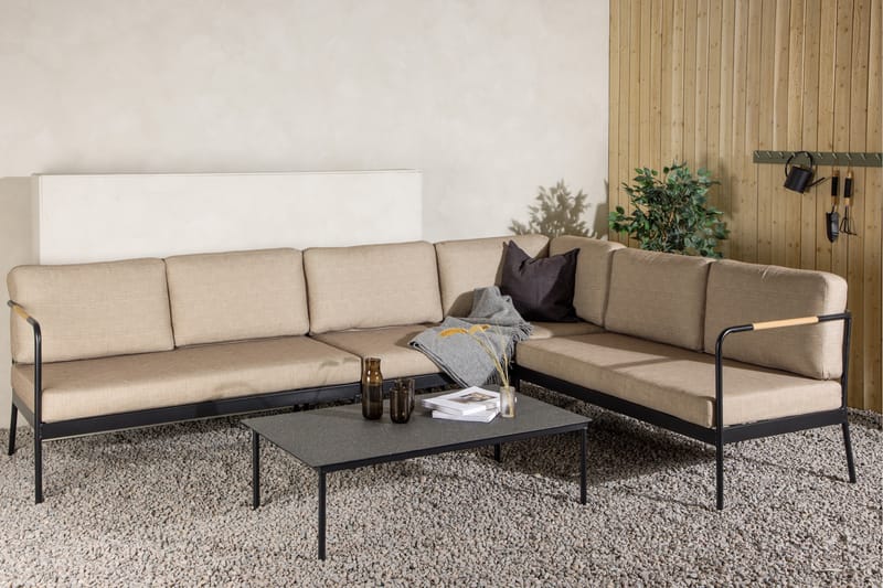 Pehnna Soffgrupp Utomhus 5-sits - Svart - Utemöbler & utemiljö - Loungemöbler - Loungeset & loungegrupp