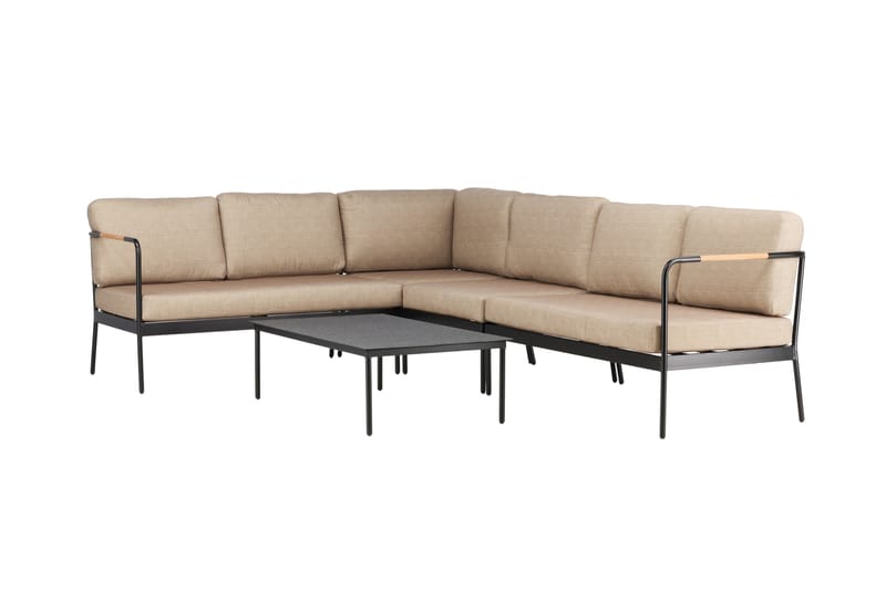 Pehnna Soffgrupp Utomhus 5-sits - Svart - Utemöbler & utemiljö - Loungemöbler - Loungeset & loungegrupp