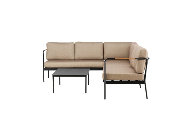 Pehnna Soffgrupp Utomhus 5-sits - Svart - Utemöbler & utemiljö - Loungemöbler - Loungeset & loungegrupp
