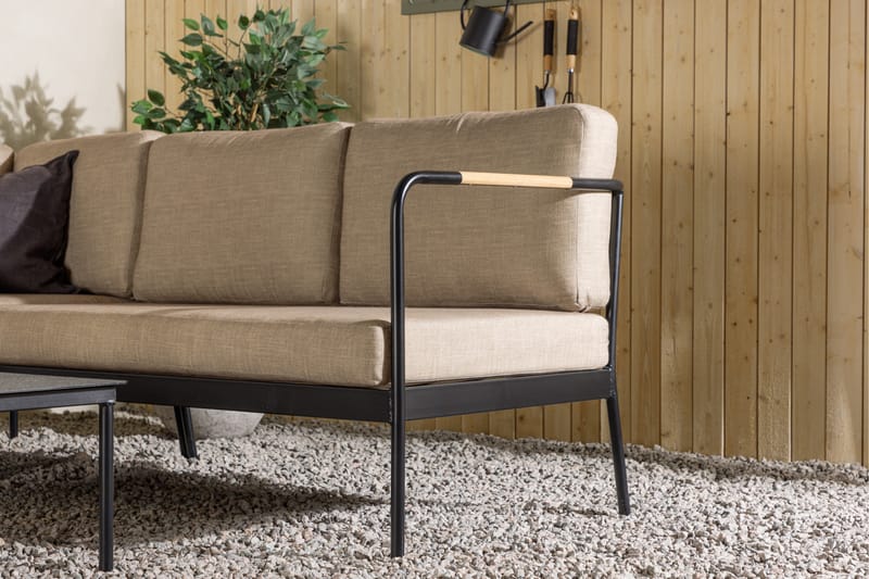 Pehnna Soffgrupp Utomhus 5-sits - Svart - Utemöbler & utemiljö - Loungemöbler - Loungeset & loungegrupp