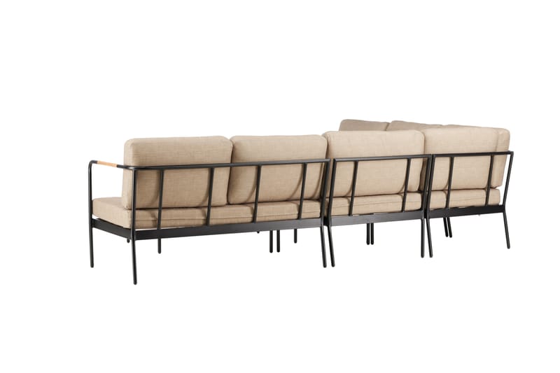 Pehnna Soffgrupp Utomhus 5-sits - Svart - Utemöbler & utemiljö - Loungemöbler - Loungeset & loungegrupp