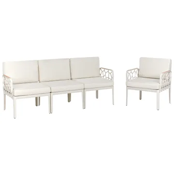 Soffset Eriche - Beige, brun - Utemöbler & utemiljö - Utegrupp - Soffgrupp utomhus