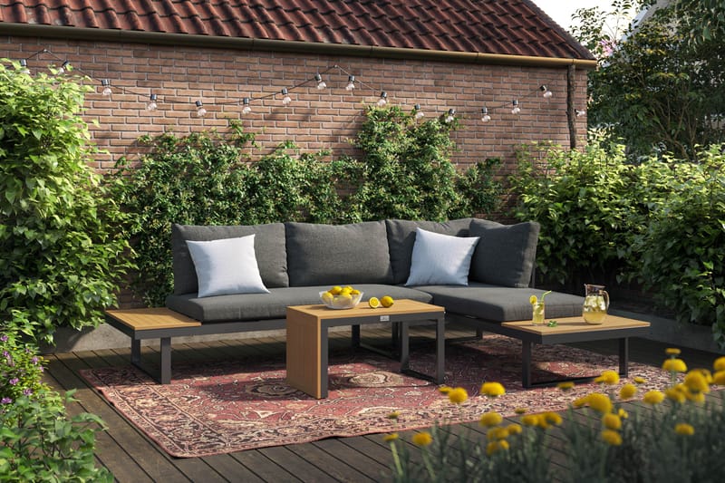 Sonia Soffgrupp Utomhus  4-sits - Grå - Utemöbler & utemiljö - Utegrupp - Soffgrupp utomhus