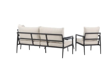 Taromina Soffgrupp Utomhus 4-sits - Svart/Beige - Utemöbler & utemiljö - Utegrupp - Soffgrupp utomhus