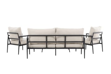 Taromina Soffgrupp Utomhus 4-sits - Svart/Beige - Utemöbler & utemiljö - Utegrupp - Soffgrupp utomhus