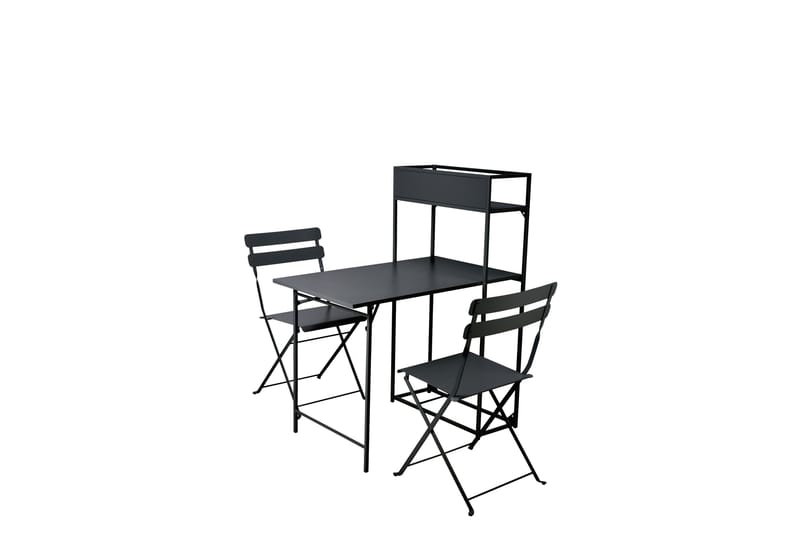Tourra Liten Balkonggrupp och balkongset  2-sits - Cafeset balkong terrass - Svart - Utemöbler & utemiljö - Utegrupp - Cafegrupp & cafeset