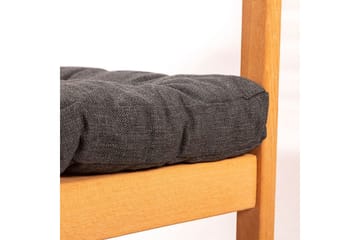 Trädgårdsbord & stolar (4 delar) Ruvin Antracit - Antracit - Utemöbler & utemiljö - Utegrupp - Cafegrupp & cafeset