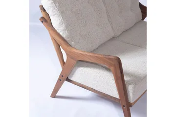 Trädgårdsbord & stolar (4 delar) Virella01 Grädde - Cremevit - Utemöbler & utemiljö - Utegrupp - Cafegrupp & cafeset