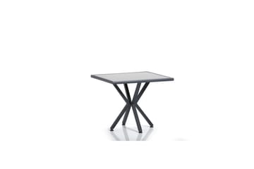 Trädgårdsbord & stolar (5 delar) Iraland Grå / Svart - Svart/Grå - Utemöbler & utemiljö - Utegrupp - Cafegrupp & cafeset