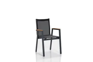 Trädgårdsbord & stolar (7 delar) Narellan Grå Valnöt - Grå Valnöt - Utemöbler & utemiljö - Utegrupp - Matgrupp utomhus