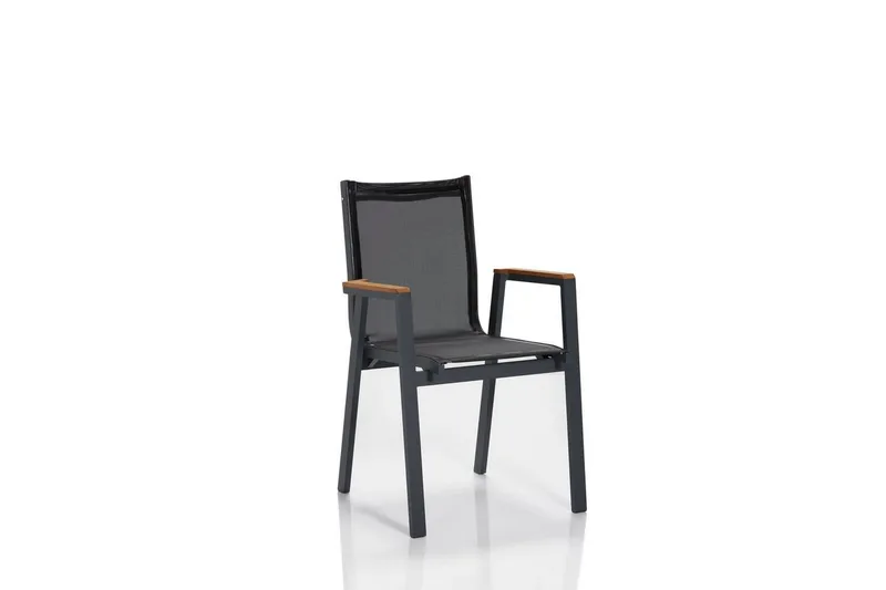 Trädgårdsbord & stolar (7 delar) Narellan Grå Valnöt - Grå Valnöt - Utemöbler & utemiljö - Utegrupp - Matgrupp utomhus