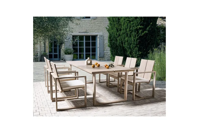 Trädgårdsgrupp Azzanello set om 6 - Utemöbler & utemiljö - Utegrupp - Matgrupp utomhus