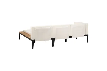 Trädgårdshörnsoffa med bord 3-sits Bracciano - Utemöbler & utemiljö - Utegrupp - Soffgrupp utomhus