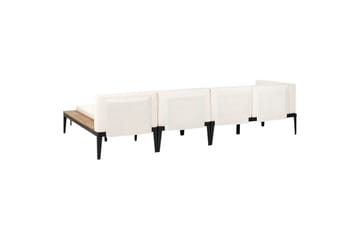 Trädgårdshörnsoffa med bord 4-sits Bracciano - Utemöbler & utemiljö - Utegrupp - Soffgrupp utomhus