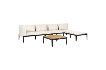 Trädgårdshörnsoffa med bord 4-sits Bracciano - Utemöbler & utemiljö - Utegrupp - Soffgrupp utomhus