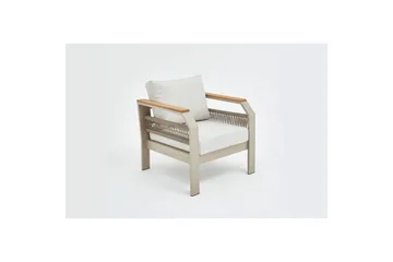 Trädgårdsloungeset Farra Beige - Beige - Utemöbler & utemiljö - Utegrupp - Soffgrupp utomhus
