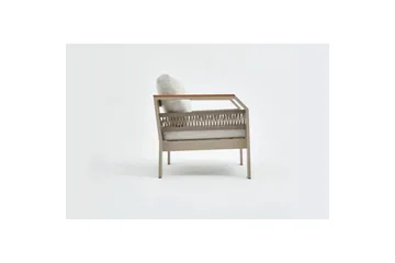 Trädgårdsloungeset Farra Beige - Beige - Utemöbler & utemiljö - Utegrupp - Soffgrupp utomhus
