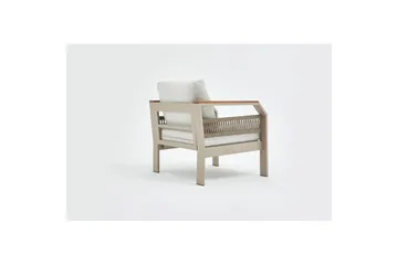 Trädgårdsloungeset Farra Beige - Beige - Utemöbler & utemiljö - Utegrupp - Soffgrupp utomhus