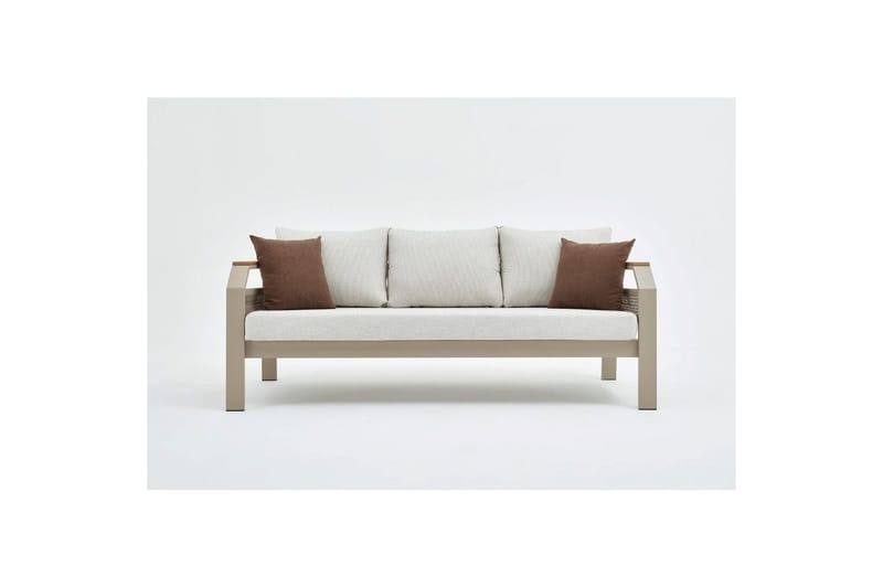 Trädgårdsloungeset Farra Beige - Beige - Utemöbler & utemiljö - Utegrupp - Soffgrupp utomhus