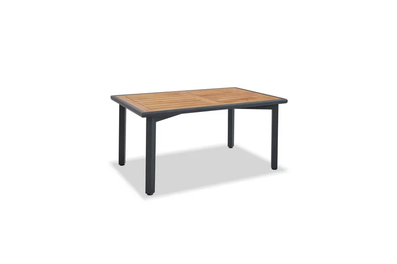 Trädgårdsloungeset Retzow Antracit / Trä - Gråfärgat tr ä/Antracit - Utemöbler & utemiljö - Utegrupp - Matgrupp utomhus