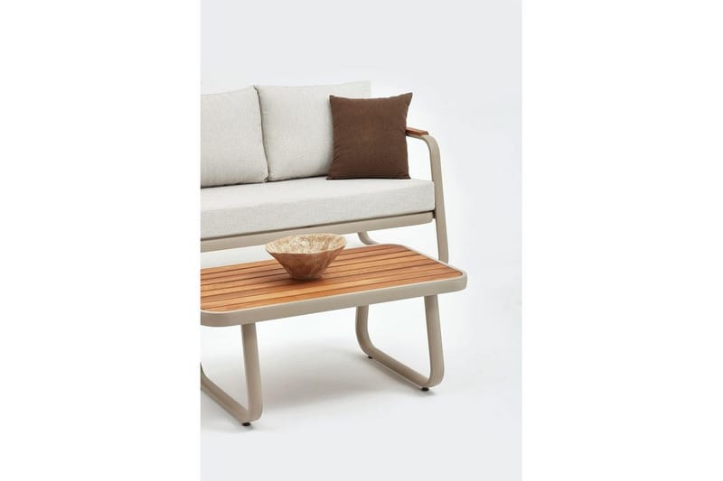 Trädgårdsloungeset Rio Beige - Beige - Utemöbler & utemiljö - Utegrupp - Soffgrupp utomhus