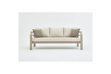 Trädgårdsloungeset Sudassento Beige - Beige - Utemöbler & utemiljö - Utegrupp - Soffgrupp utomhus